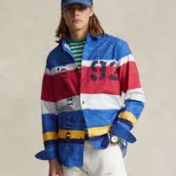 Polo Ralph Lauren Classic Fit Long Slv Striped Oxford NEW w/tags Retail $300 Pri - Picture 6 of 7